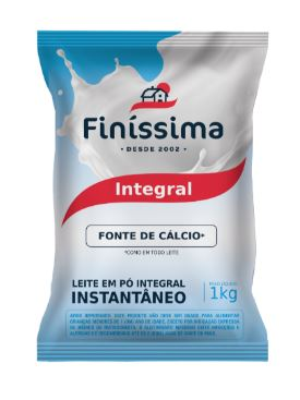 Leite Em Pó Integral Instantâneo 1kg FINI...