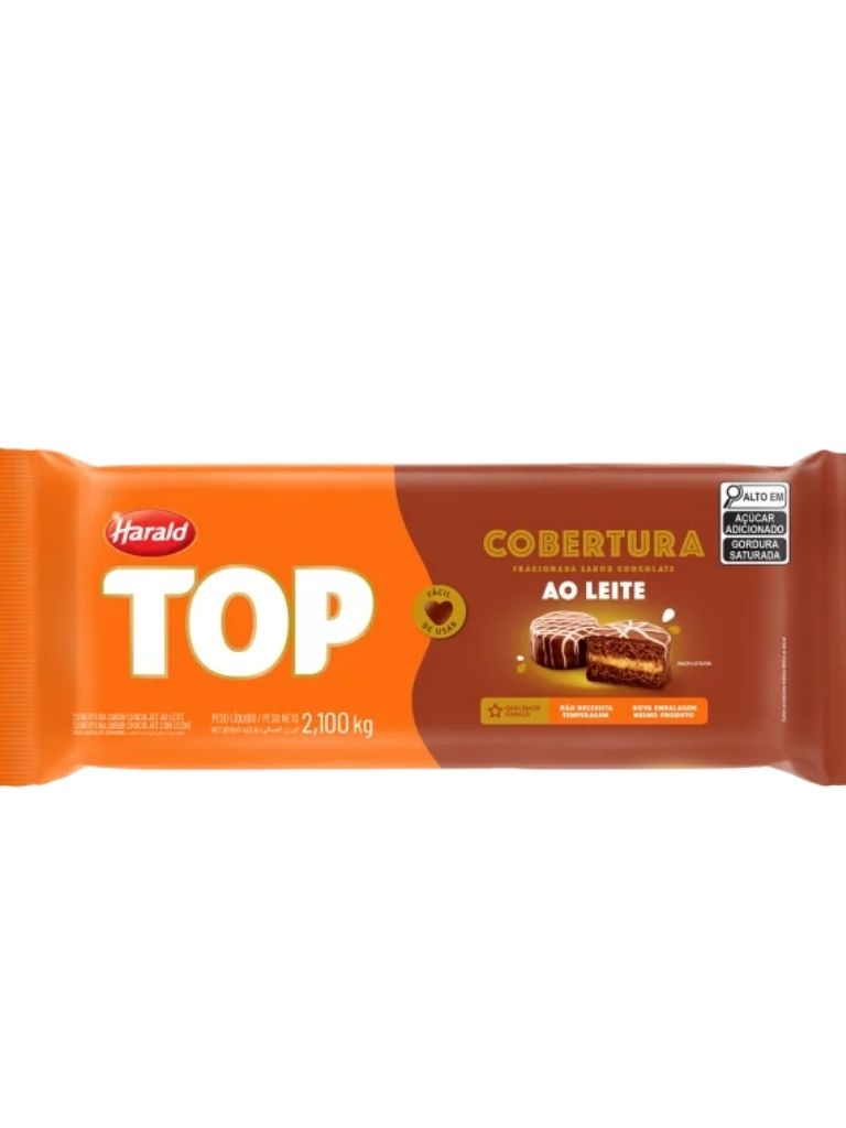 Cobertura Chocolate Ao Leite Barra - 2,1k...