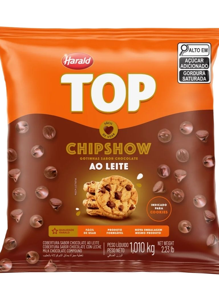 Cobertura Forneável Chipshow Sabor Chocol...