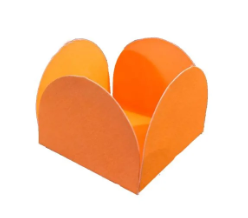 Forma 4 Pétalas Laranja Neon n°7 - 50 uni...