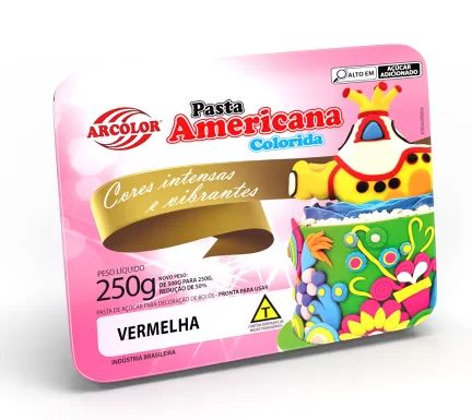ARCOLOR Pasta Americana Vermelha 250g