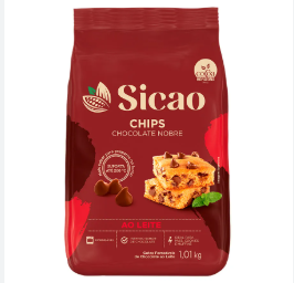 Chips Forneável de Chocolate ao Leite 1,0...