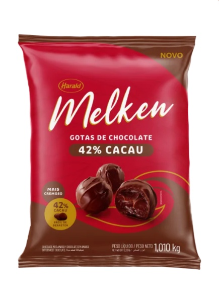 Chocolate Nobre Amargo 42% Gotas 1,01kg H...