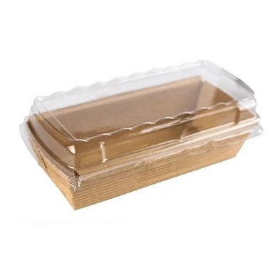 Forma Bolo Inglês 250g Kraft com Tampa 5 ...