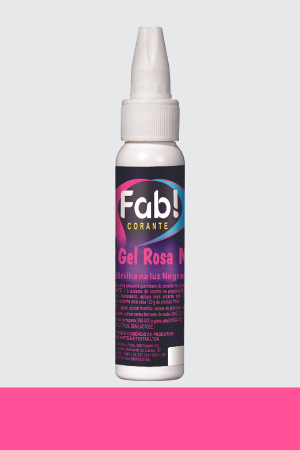 Corante Rosa Neon 25g gel - FAB SoftGel