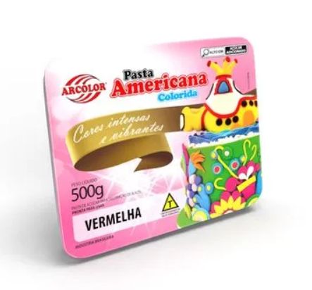 ARCOLOR Pasta Americana VERMELHA - 500g