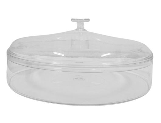 Cake Box Paris Redonda Cristal 1,100L DOL...