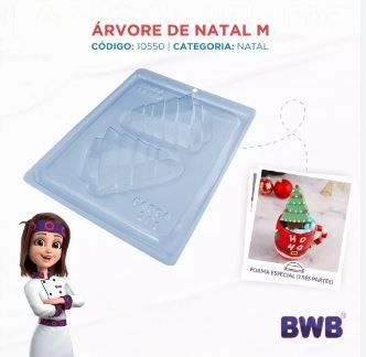 Forma para Chocolate BWB 10550 - 3 Partes...