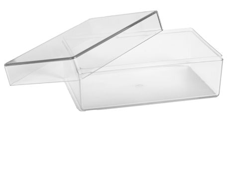 Cake Box Cristal formato retangular com t...