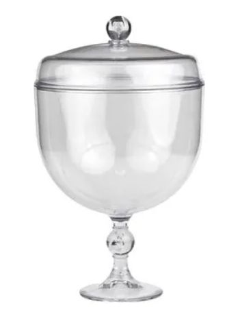 Taça Cristal com Tampa 1,25L BLUESTAR