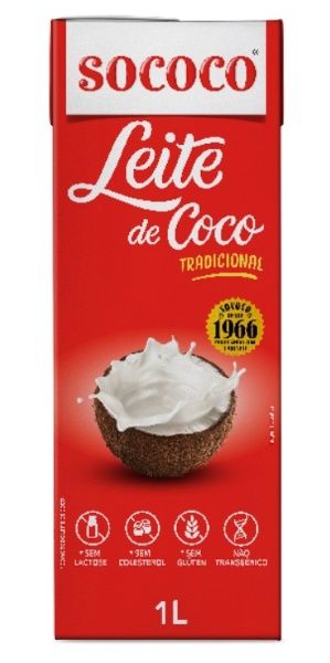 SOCOCO Leite de Coco Tradicional - 1L