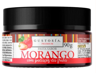 Pasta Saborizante Morango 90g GUSTOSIA