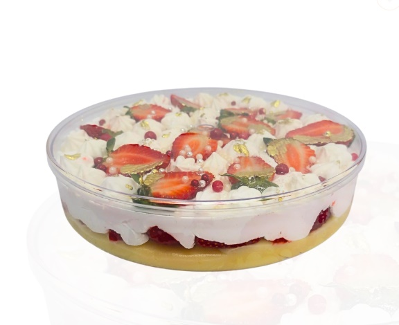 Cake Box Redonda Cristal 1,100L DOLCELINA