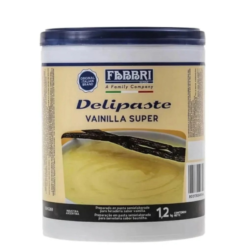 Delipaste Baunilia Super 1,2kg FABBRI