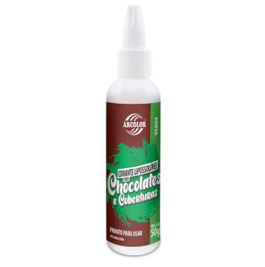 Corante Lipossoluvel Gel Verde 50g ARCOLOR