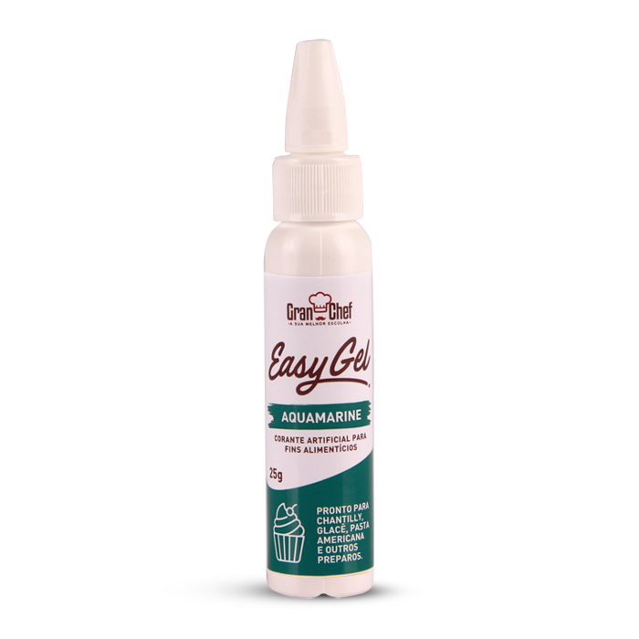 Corante Easy Gel Aquamarine 25g   GRAN CHEF