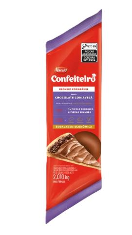Recheio Forneável Chocolate e Avelã Confe...