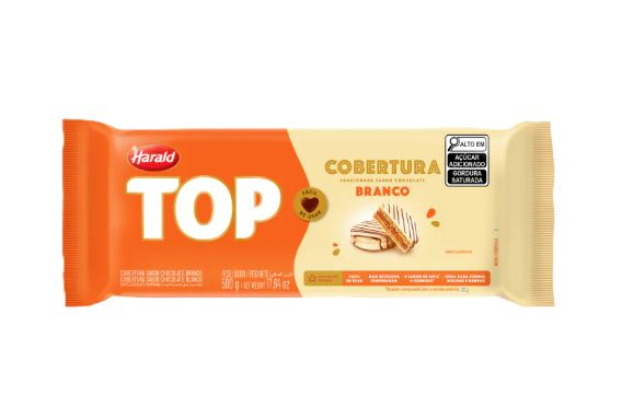 Cobertura chocolate branco barra 500g HAR...