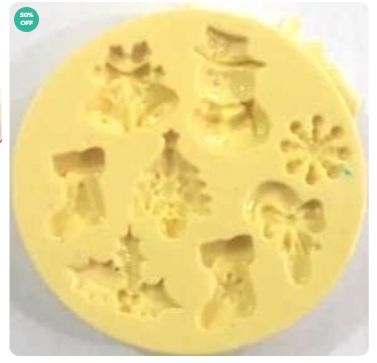 Molde de Silicone Kit Natal 1454 MAZULLI