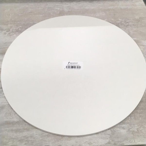 Tabuleiro Redondo Branco Mdf - 35cmx6mm S...