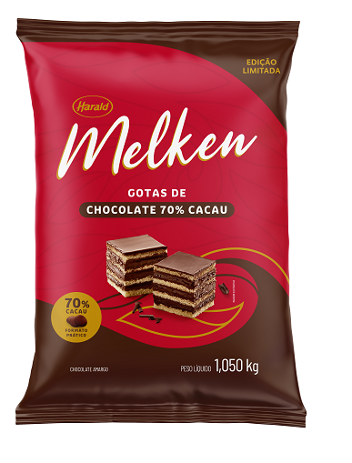 Chocolate Nobre Amargo 70% Gotas 1,01kg H...