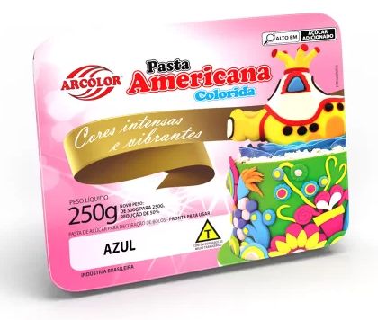 ARCOLOR Pasta Americana Azul 250g