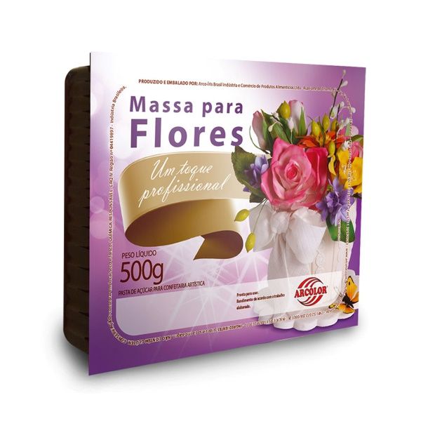 Massa Para Flores branca 500g ARCOLOR