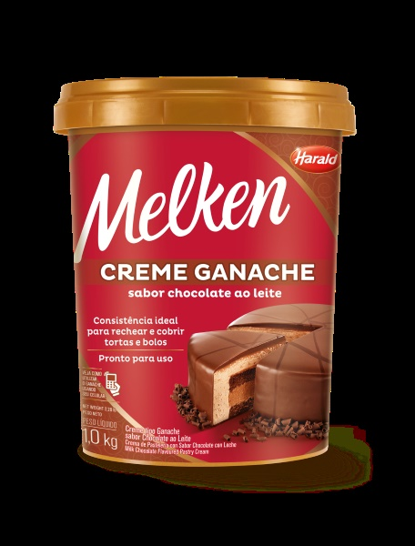 Creme Ganache de Chocolate ao Leite 1kg H...