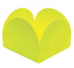 Forma 4 Pétalas Amarelo Neon n°7 - 50 uni...