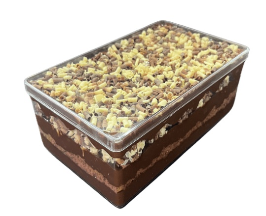 Cake Box Retangular Cristal 1,750L DOLCELINA