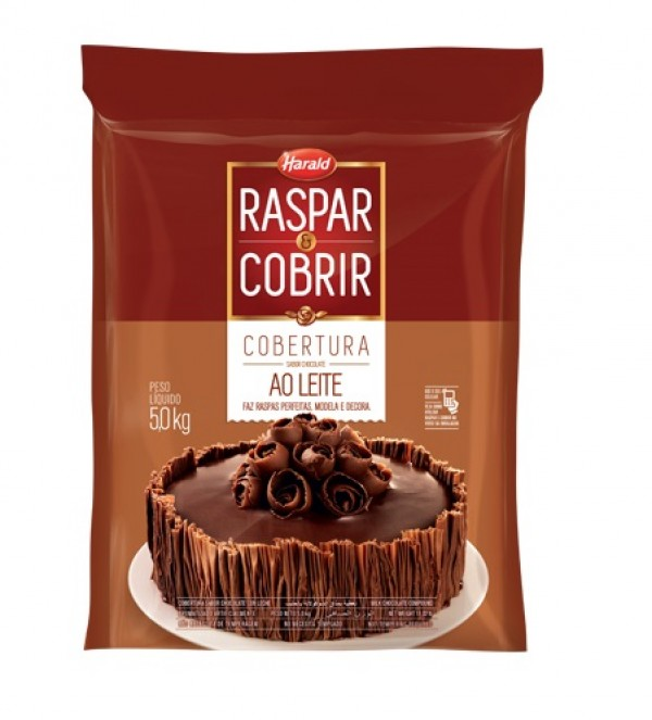 Cobertura Chocolate ao Leite Raspar e Cob...