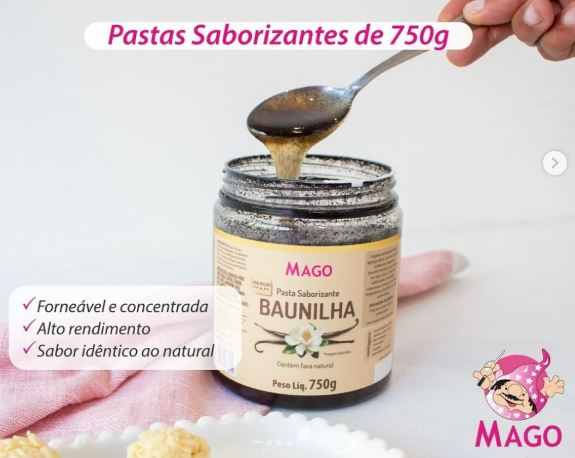 Pasta Baunilha Premium 750g MAGO