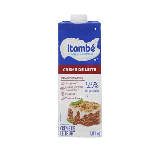 Creme de Leite 25% Cartonado 1,01kg ITAMBE 