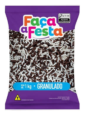 Confeito Granulado Crocante Mesclado 1kg ...