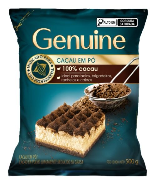 GENUINE Cacau Em Pó 100% 500g