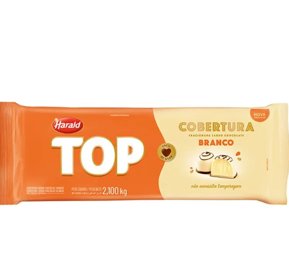 Cobertura Chocolate Branco Barra - 2,1kg ...