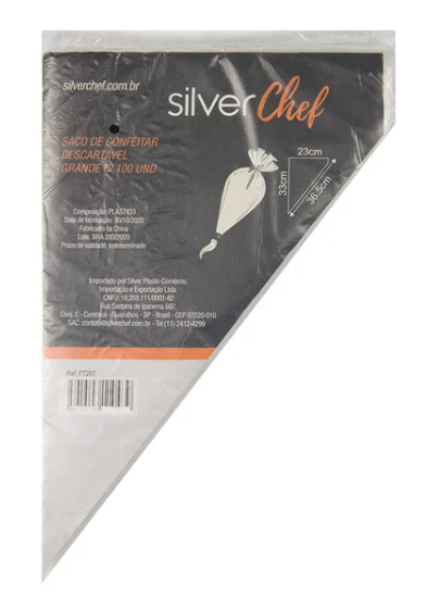 Manga G 25 unidades SILVER