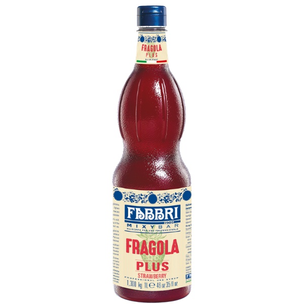 Xarope de morango 1L FABBRI 