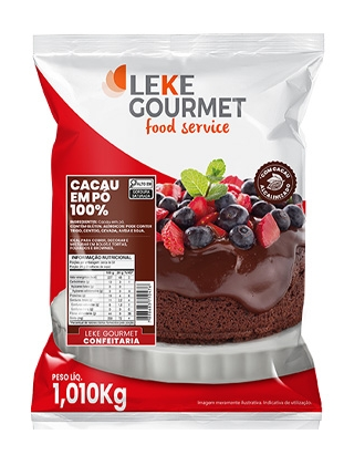 Cacau Em Pó 100% Alcalino 1,01kg LEKE