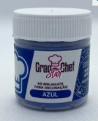 Corante em pó brilhante Star Azul Aquário...