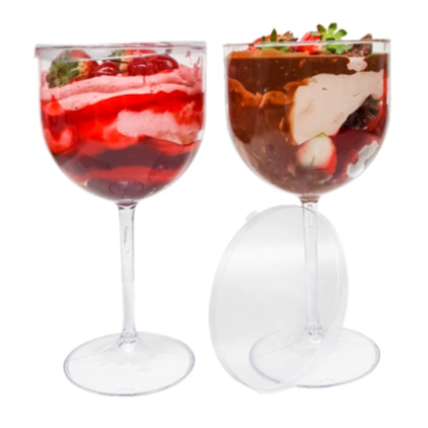 Taça Cristal com Tampa 600ml DOLCELINA