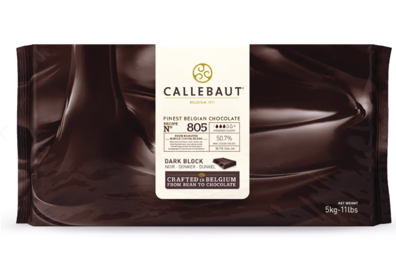 Chocolate Belga Amargo 805 50,7% Barra - ...