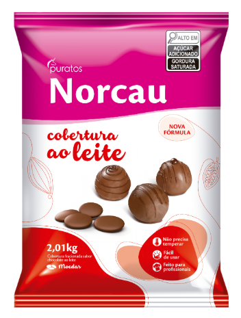 Cobertura Ao Leite Gotas 2,01kg NORCAU PU...