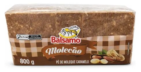 Pé De Moleque Caramelo 800g 50und BALSAMO