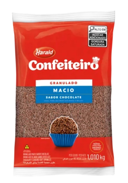 Chocolate Granulado Macio -1,010kg HARALD...
