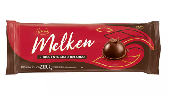 Chocolate Nobre Amargo Barra 1,01kg HARAL...