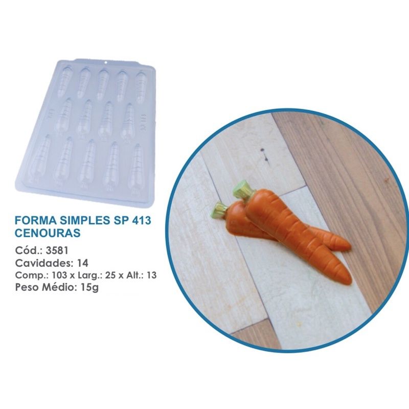 BWB 413 Forma Simples Cenoura 14 Cav.