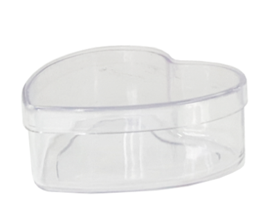 Cake Box Coração Cristal 8x4cm DOLCELINA
