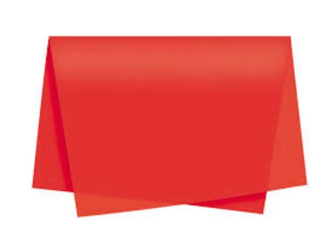 Papel Seda Vermelho 49x69 - 03 unidades C...