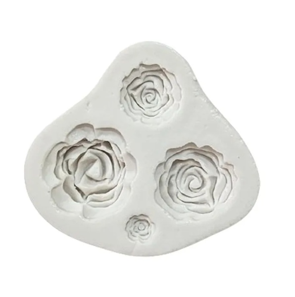 Molde de Silicone Rosas 2679 MAZULLI